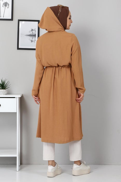 Women's Shirred Waist Cinnamon Aerobin Jacket